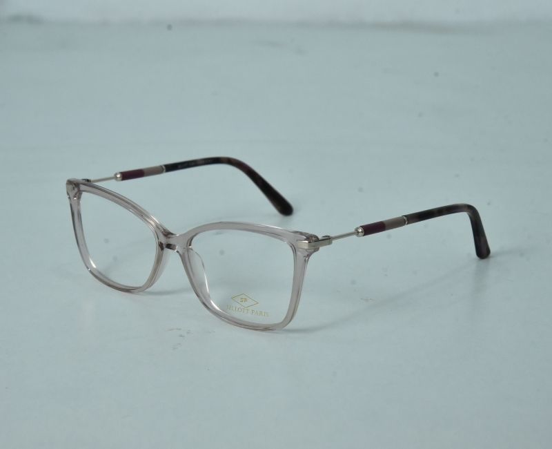 Sellott Paris - Trendy Cat Eye Light Purple Transparent Ladies Frame