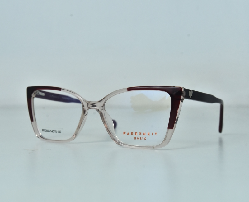 Farenheit - Trendy Cat Eye Retro Look Sheet Frame