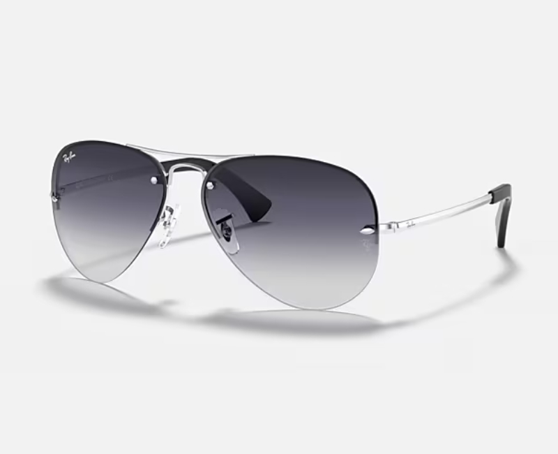 Rayban - Silver Light Grey Gradient Dark Blue 0RB3449I 003/8G 3N Sunglasses