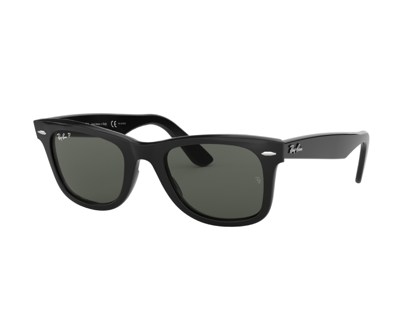 Rayban - Black Green Polarized 0RB2140 901/58 3P Sunglasses