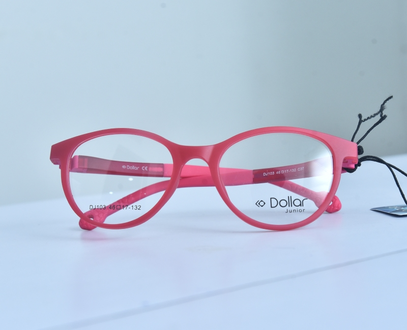 Dollar - Pink Round Full Rim Flexible Side