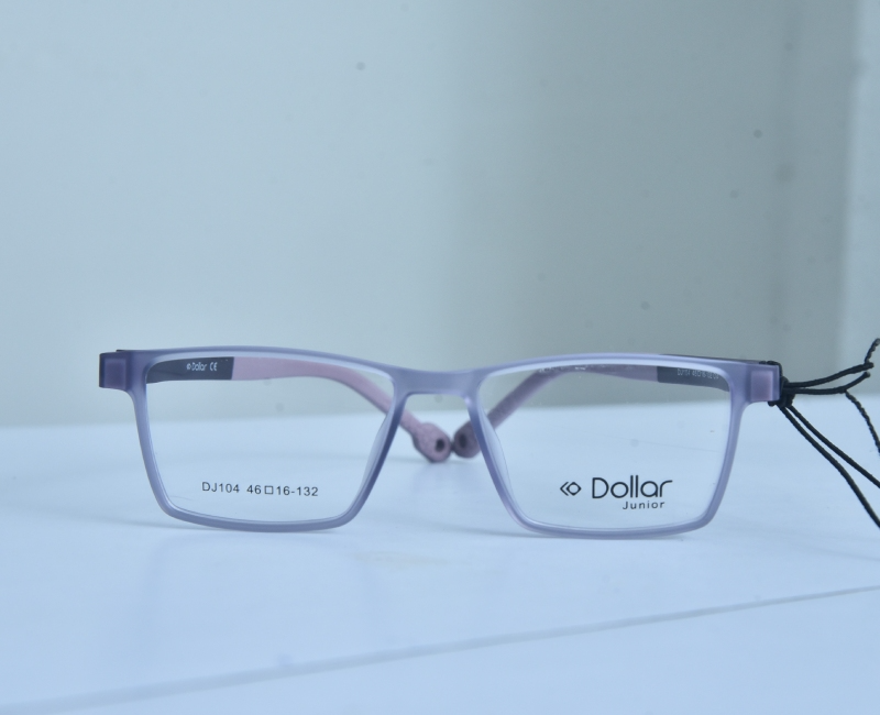 Dollar - Purple Full Rim Rectangle Flexible Side
