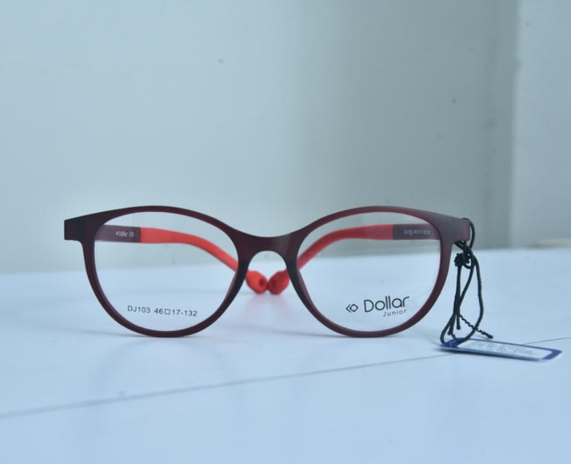 Dollar - Brown Round Full Rim Flexible Side