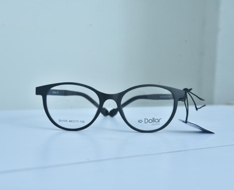 Dollar - Black Cat Eye Full Rim Flexible Side