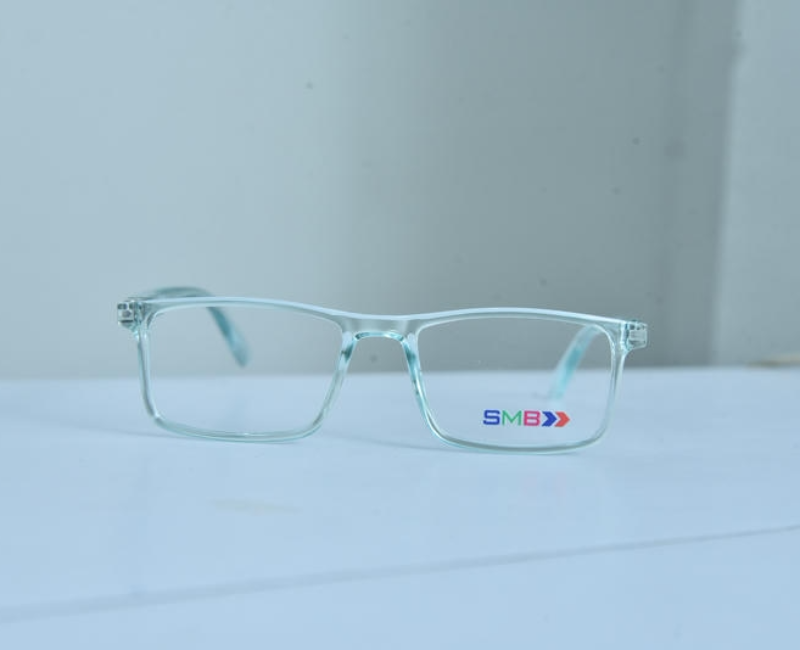 Smb - Transparent Aqua Rectangle Full Rim