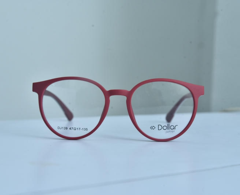 Dollar - Red Round Full Rim
