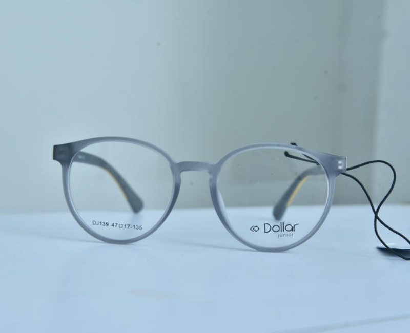 Dollar - Matt Grey Round Full Rim