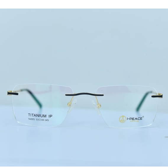 I-PEACE TA005 – Titanium Rimless Frame