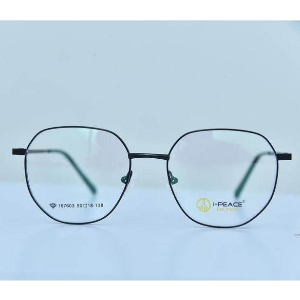 I-PEACE 167606 – Metal Full Rim Geometric Frame